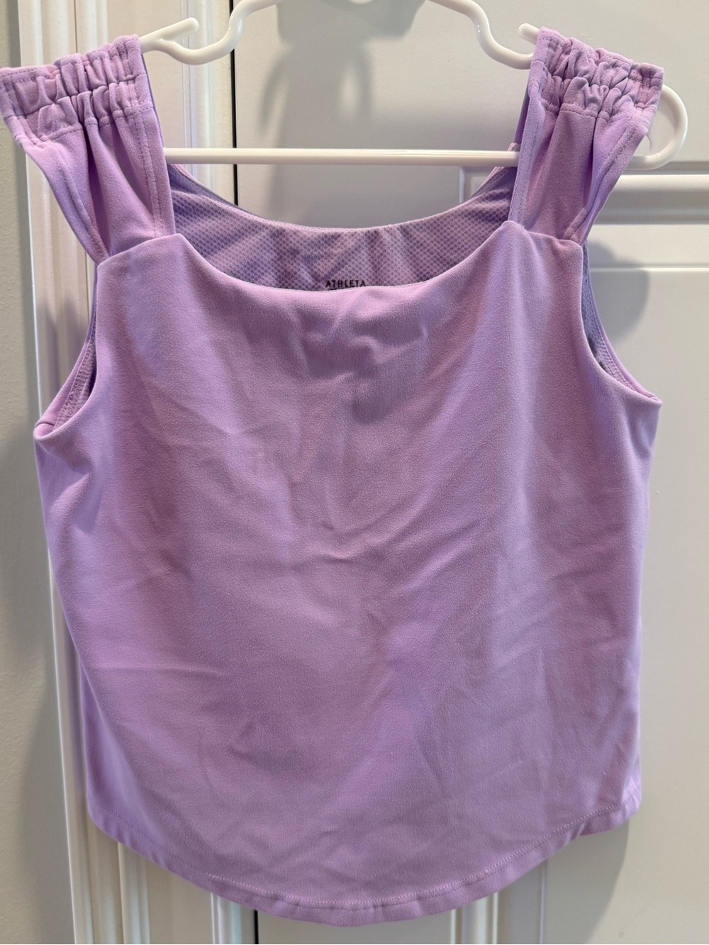 Athleta girl Lavender Gathered-Strap Active Tank